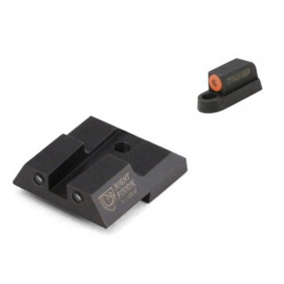 Night Fision Perfect Dot Tritium Night Sight CZ P-07/P-09 Orange Front Ring/Clear Ring Rear Green Tritium Black Housing