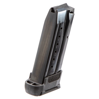 Ruger Security-9 Compact 15 Round Magazine with Adaptor 9mm Luger Alloy Steel Black Oxide Finish