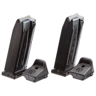 Ruger Security-9 Compact 10 Round Magazine 9mm Luger Alloy Steel Black Oxide Finish 2 Pack