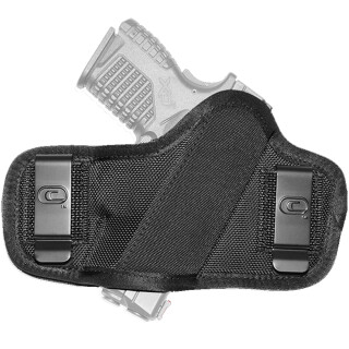 Crossfire The Clip-On Sub Compact Semi Autos with 2" to 2.5" Barrels OWB Ambidextrous Ballistic Nylon Black