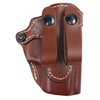 The Hunter Company 4700 Series Pro-Hide IWB Holster Fits Glock 42 Models Right Hand Draw Top Grain Leather Brown