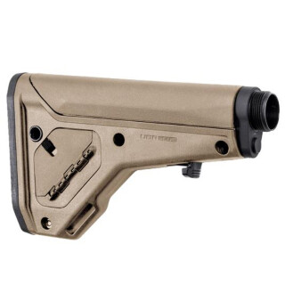 Magpul UBR Gen2 Collapsible/Adjustable Stock AR-15/AR-10 Carbine/A5 Receiver Extensions QD Sling Points Footman's Loop Synthetic Polymer Flat Dark Earth Finish