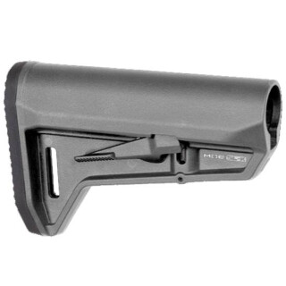 Magpul MOE SL-K AR-15 Carbine Stock Mil-Spec Diameter Compact PDW Style Stock Ambidextrous Release Latch Polymer Stealth Gray MAG626-GRY