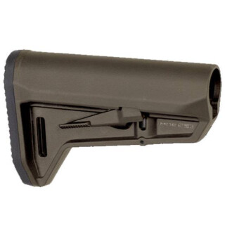 Magpul MOE SL-K AR-15 Carbine Stock Mil-Spec Diameter Compact PDW Style Stock Ambidextrous Release Latch Polymer Olive Drab Green MAG626-ODG
