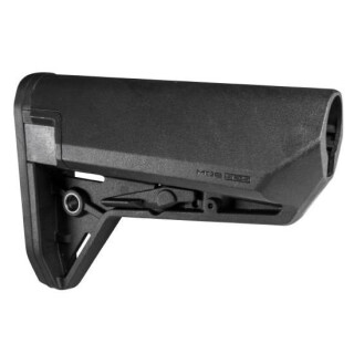 Magpul MOE SL-S AR-15 Carbine Stock Mil-Spec Diameter Compact Storage Compatible Ambidextrous Release Latch Polymer Matte Black