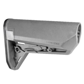 Magpul MOE SL-S AR-15 Carbine Stock Mil-Spec Diameter Compact Storage Compatible Ambidextrous Release Latch Polymer Gray