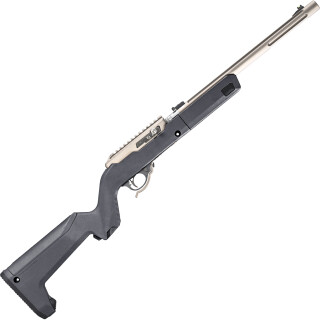 Magpul X-22 Backpacker Stock for Ruger 10/22 Takedown All Factory Barrels MOS SL Non Slip Rubber Butt Pad Reinforced Polymer Construction Stealth Gray