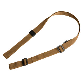 Magpul RLS Two Point Standard Weapon Sling Chafe Resistant 1.25" Nylon Mesh Webbing Reinforced High Strength Injection Molded Polymer Hardware Coyote Tan Finish
