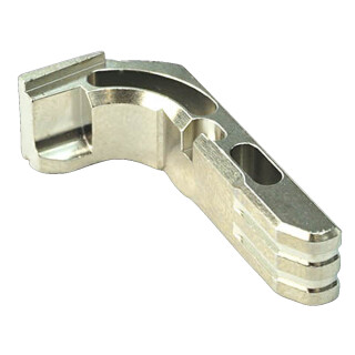 Cross Armory Extended Magazine Catch for Glock Gen 1-3 Aluminum Silver