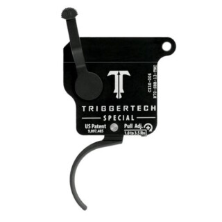 Trigger Tech Remington 700 Special Drop In Replacement Trigger Right Hand/No Bolt Release/Curved Lever PVD Black Finish