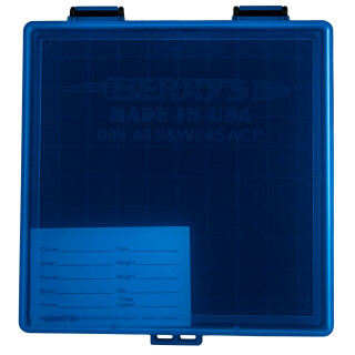 Berry's Ammo Box .40/45 ACP/10mm 100 Round Polymer Blue/Black