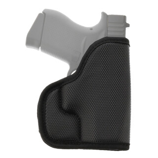 Galco STUKON-U Pocket Holster Fits S&W J Frame 2" Barrel and Similar Ambidextrous Kydex/Leather Black