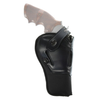 Galco Switchback Strongside/Crossdraw Belt Holster Fits S&W X FR 500 4" Ambidextrous Kydex/Leather Black