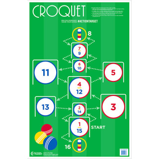 Action Target CroquetPaper Target 23"x35" 100 Count