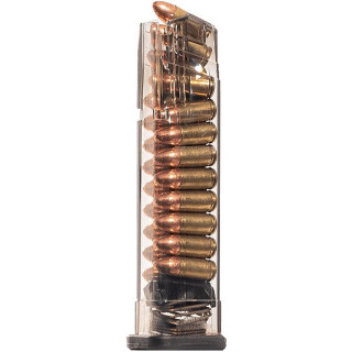 Elite Tactical Systems, Sig P320 Magazine, 9MM, 21 Rounds, Polymer, Translucent