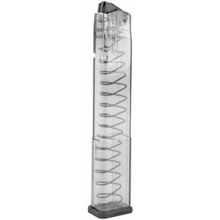 Elite Tactical Systems Magazine Fits SIG Sauer P320 9mm Luger 30 Rounds Translucent Body