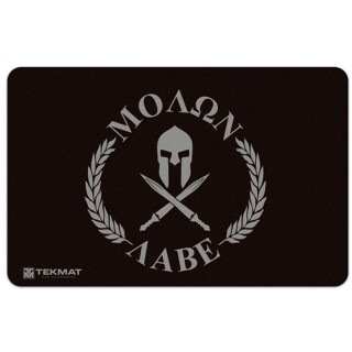 TekMat Molon Labe Armorer's Bench Mat 11"x17" Fabric/Neoprene Black