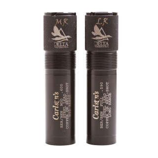 Carlson's Beretta/Benelli Mobil 20 Gauge Delta Waterfowl Extended Choke Tubes MR and LR Chokes Stainless Steel Black Finish 2 Pack