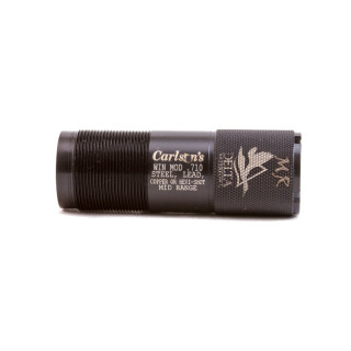 Carlson's Mossberg 500 20 Gauge Delta Waterfowl Extended Choke Tubes MR and LR Choke Stainless Steel Black Finish 2 Pack