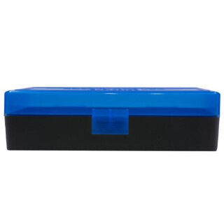 Berry's Ammo Box 380/9mm 50 Round Polymer Blue/Black
