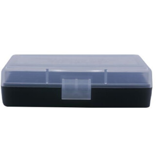 Berry's Ammo Box 380/9mm 50 Round Polymer Clear/Black