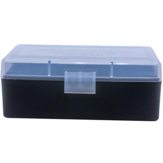Berry's 403 Ammo Box .38/.357 50 Round Polymer Clear/Black
