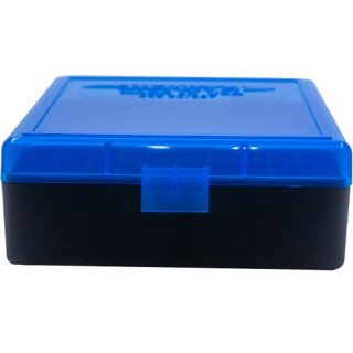 Berry's 003 Ammo Box .38/.357 100 Round Polymer Blue/Black