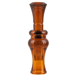 Echo Calls Trash Talker Double Reed Duck Call Acrylic Bourbon