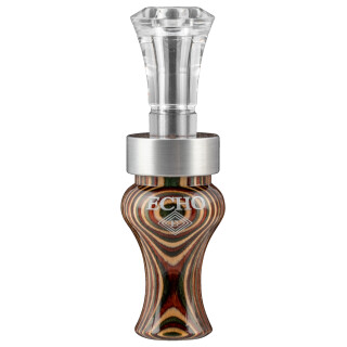 Echo Calls Timber Duck Double Reed Call Half and Half Acrylic and Wood
