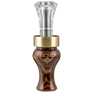 Echo Calls Diamondwood Double Reed Duck Call Acrylic/Wood