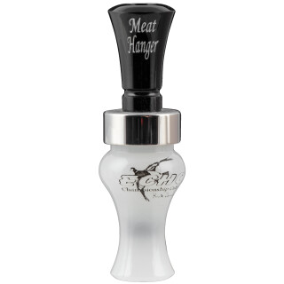 Echo Calls Meat Hanger Double Reed Duck Call Acrylic Pearl/Black