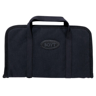 Boyt Harness Rectangular Rug Handgun Case Black Canvas 9x6"