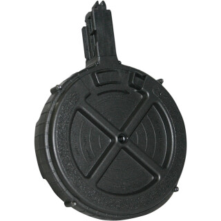 German Sport Guns GSG-16 Rotary Drum Magazine .22 Long Rifle 110 Rounds Polymer Matte Black