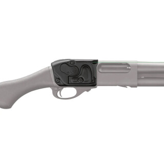 Crimson Trace LS-870G Lasersaddle Green Laser Sight Fits Remington 870 / Tac-14 12 Gauge Shotguns Matte Black