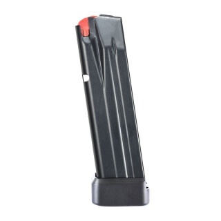 Walther SF Pro/PPQ M2 17 Round Magazine 9mm Luger Aluminum +2 Base Plate Black Alloy Body Matte Black