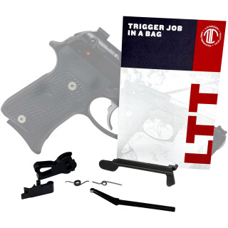Langdon Tactical Tech Trigger Job In A Bag For Beretta 92, 96 And M9 Series of Pistols Elite Curved Hammer Black LTT-TJ-OP