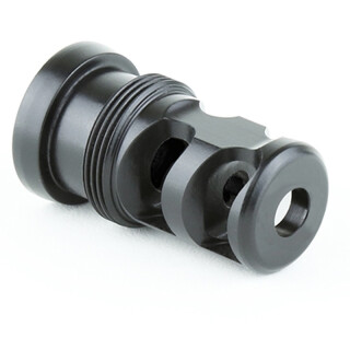 Griffin Armament Taper Mount Paladin 2 Port Brake 6.5mm 5/8x24 TPI Stainless Steel Melonite QPQ Finish