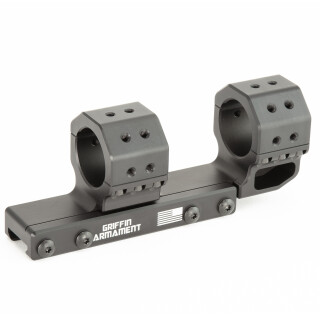 Griffin Armament SPRM Cantilever Scope Mount 30mm Tube Diameter 15 MOA 1.425" Height 6061-T6 Aluminum Hard Coat Anodized Matte Black