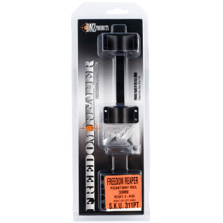 DNZ Products Freedom Reaper Picatinny Rail Mount 30mm Scope Tube Matte Black