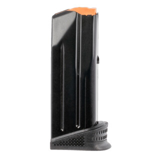 FN Herstal FN 509c Compact Magazine 9mm Luger 12 Rounds Extended Polymer Base Plate Steel Matte Black
