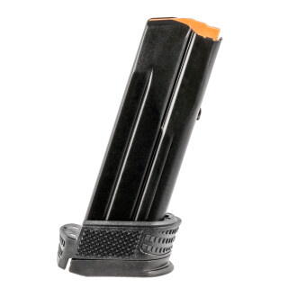 FN Herstal FN 509c Compact Magazine 9mm Luger 15 Rounds Grip Sleeve/Polymer Base Plate Steel Matte Black