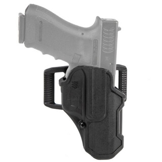 BLACKHAWK! T-Series LVL 2 Compact Belt Holster for Glock 48 Red Dot Compatible Right Hand Polymer Black