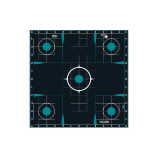Allen GWG Splash Sight-In Grid Target 12" x 12" Black/Indigo 5 Pack