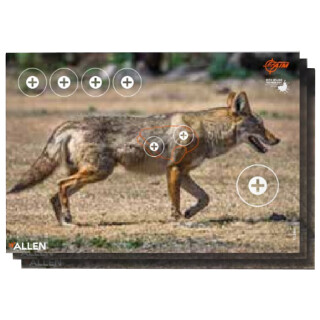 Allen Company EZ Aim Paper Four Color Coyote Target 23"x35" 2 Pack