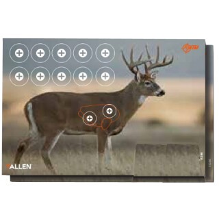 Allen Company EZ Aim Paper Four Color Whitetail Deer Target 23"x35" 2 Pack