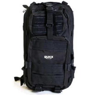 ATI RUKX Gear Tactical 1 Day Backpack 18"x11"x11" Water Resistant 600D Material Black