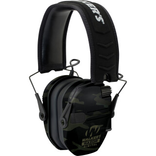 Walkers Razor Digital Pro Electronic Ear Muffs Hearing Protection Gray Camo