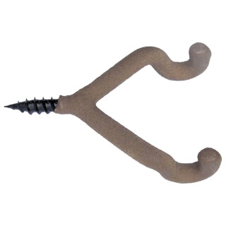 Hunting Made Easy Dual Accessory Hook 3 Pack Brown