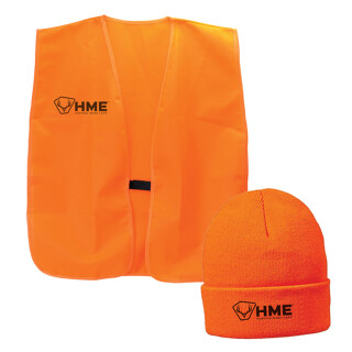 HME Orange Vest & Beanie one Size Fits Most