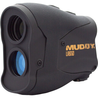 Muddy LR650 Laser Range Finder 7x 24mm Measure to 650 Yards Waterproof Polymer Black
